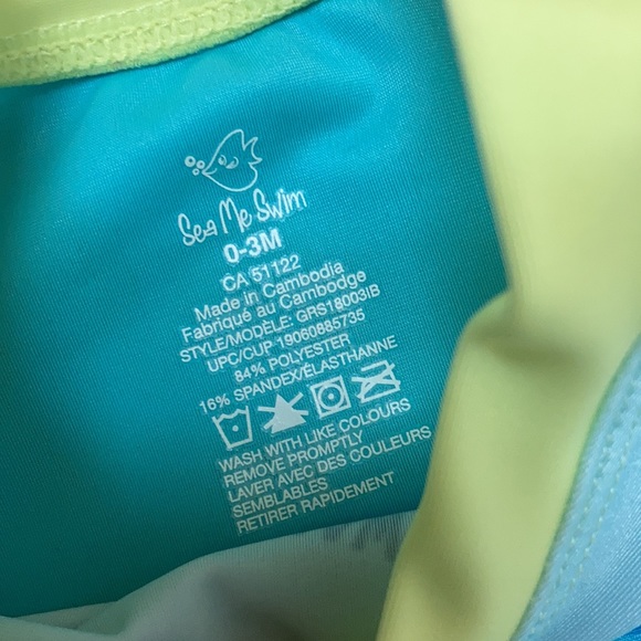 Size 0-3 months swim set - Picture 4 of 7